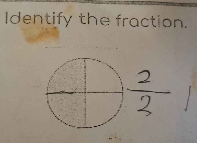 Identify the fraction.