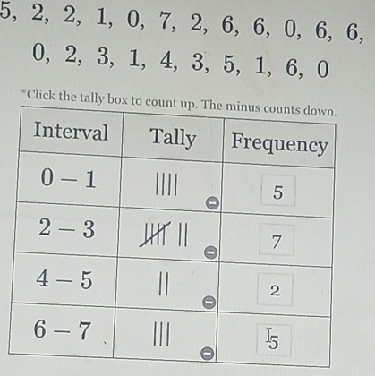 5, 2, 2, 1, 0, 7, 2,6, 6, 0, 6, 6,
0, 2, 3, 1, 4, 3, 5, 1, 6, 0
Click the ta