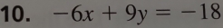 -6x+9y=-18