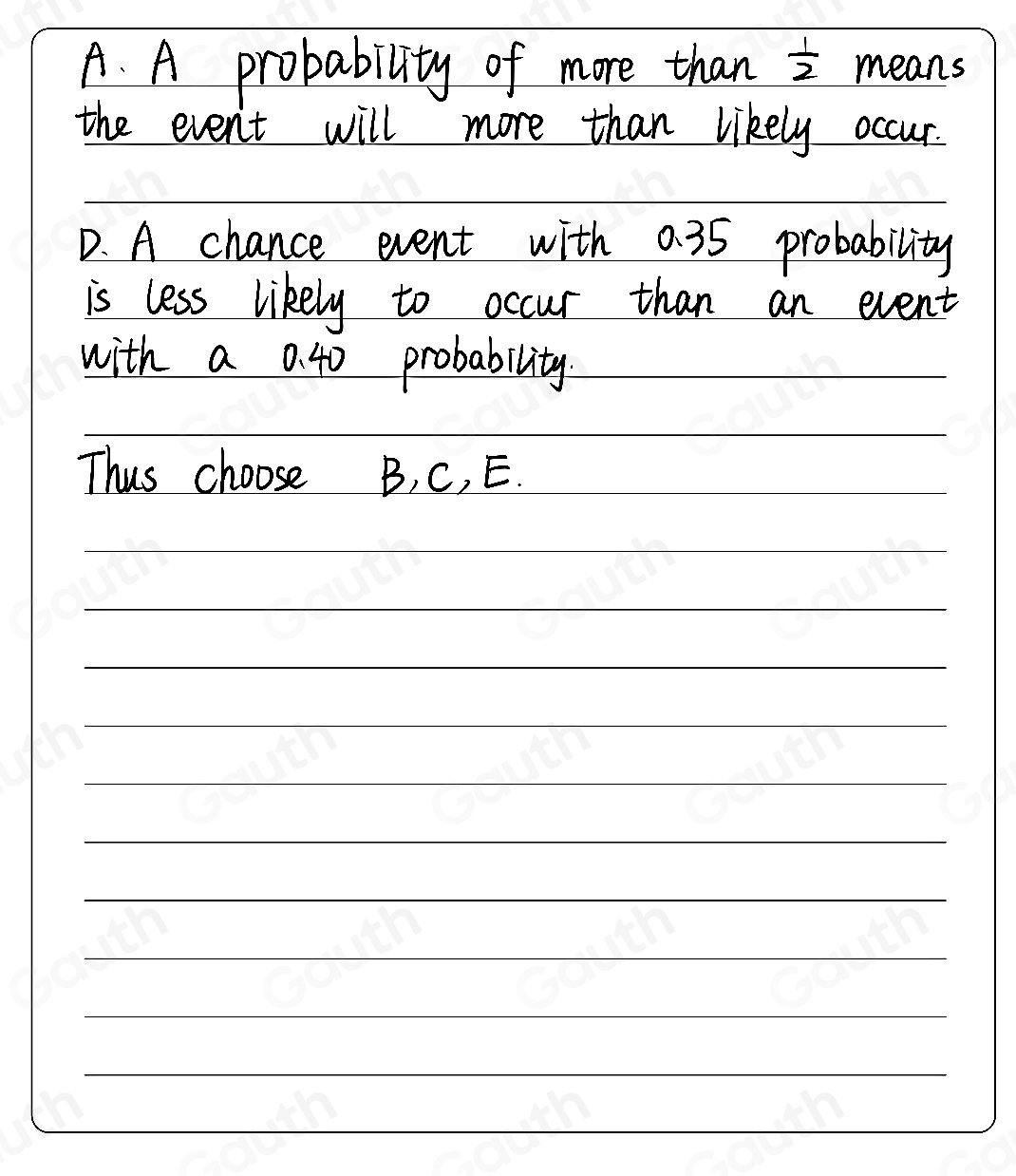 Solved: Which THREE statements are correct when determining the ...