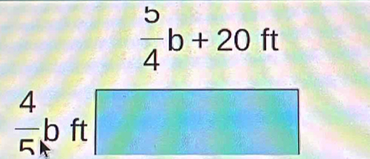  5/4 b+20ft
 4/5 bft□