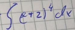 ∈t (x+2)^4dx