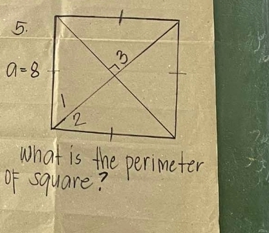 what is the perimeter
of square?