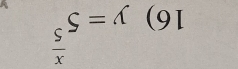 y=5^(frac x)5