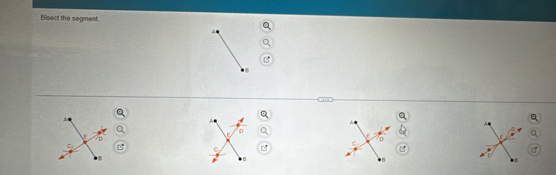 Bisect the segment.