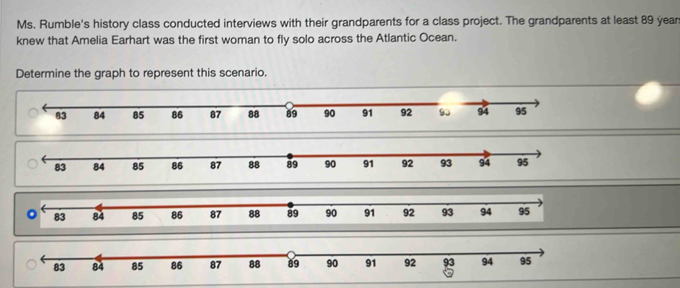 Ms. Rumble's history class conducted interviews with their grandparents ...