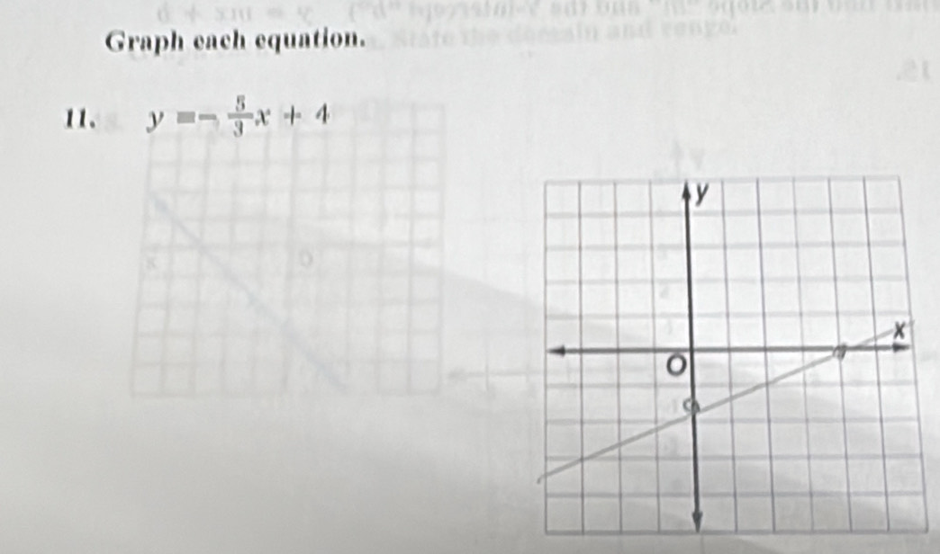 Graph each equation.
11、