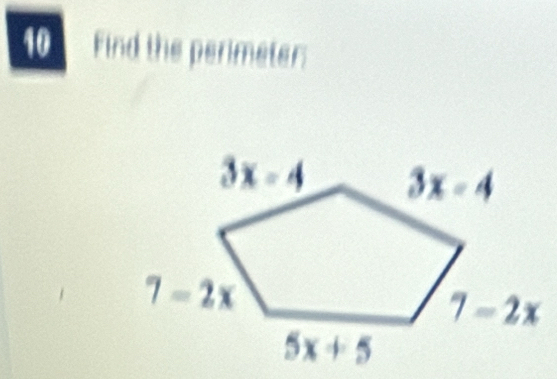 Find the perimeter