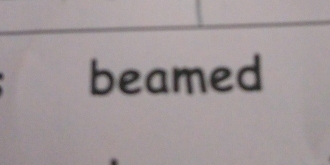 beamed