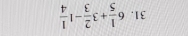 6 1/5 +3 2/3 -1 1/4 