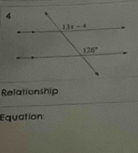 Relationship
Equation: