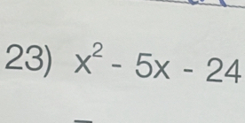 x^2-5x-24