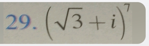 (sqrt(3)+i)^7