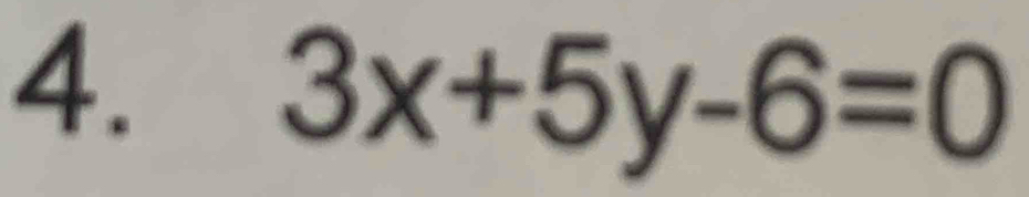 3x+5y-6=0