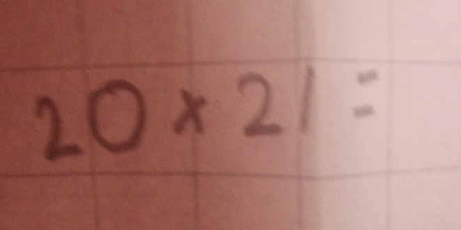 20* 21=