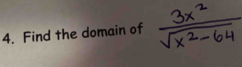 Find the domain of