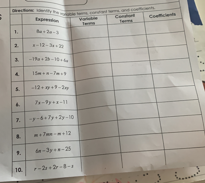 efficients.