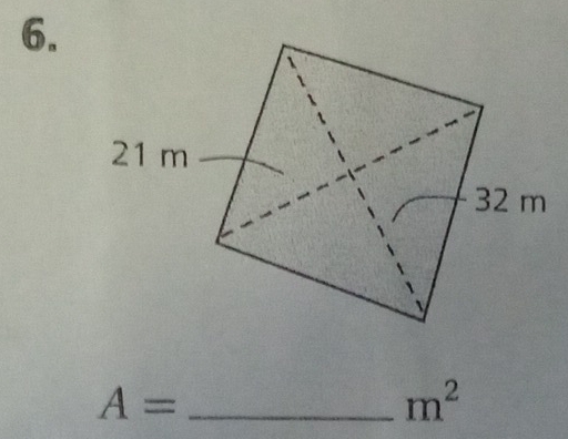 A=
m^2