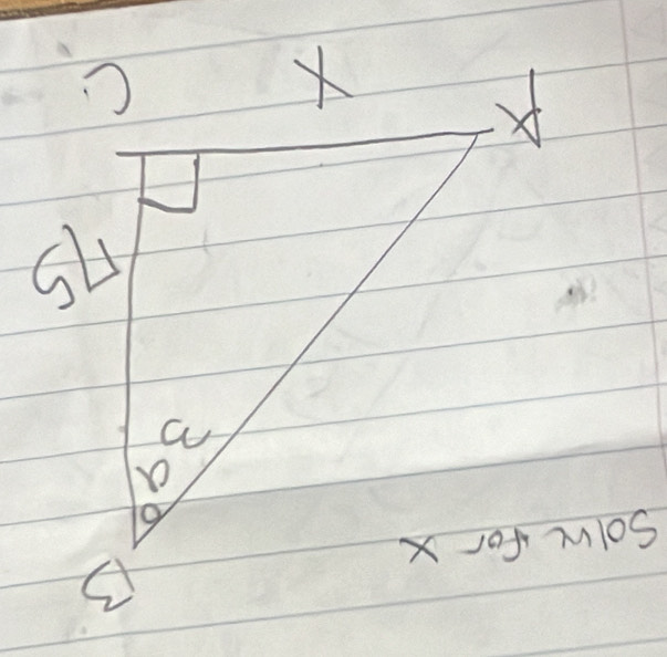 solve for x
6
a
gamma
X
C