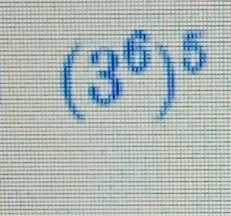 (3^6)^5