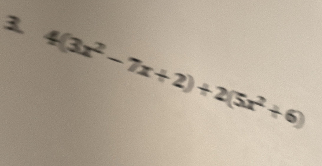 4(3x^2-7x+2)+2(5x^2+6)