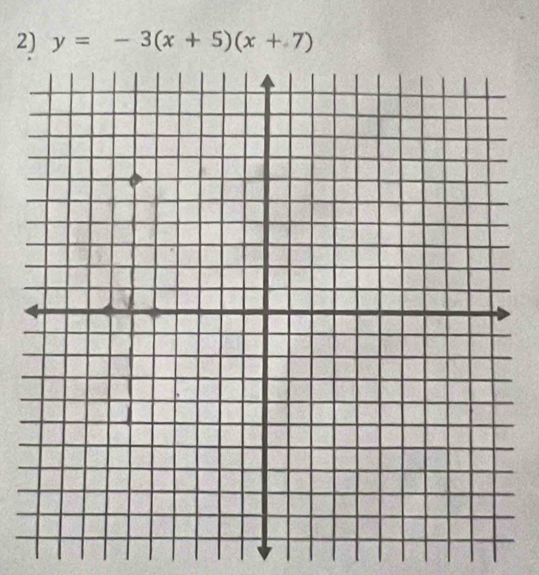 y=-3(x+5)(x+7)