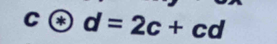 6 d=2c+cd