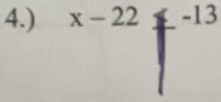 4.) x-22not