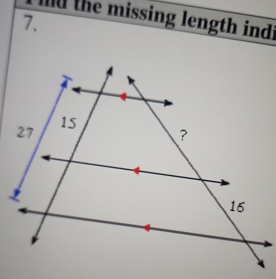 the missing length indi 
7.