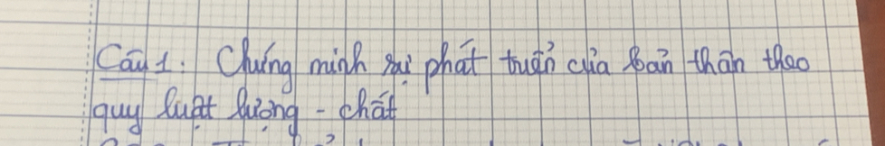 Cai L: Cuing minh yai phat tuàn clia pan thān thao 
quy luat Duong-chá