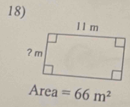 Area=66m^2