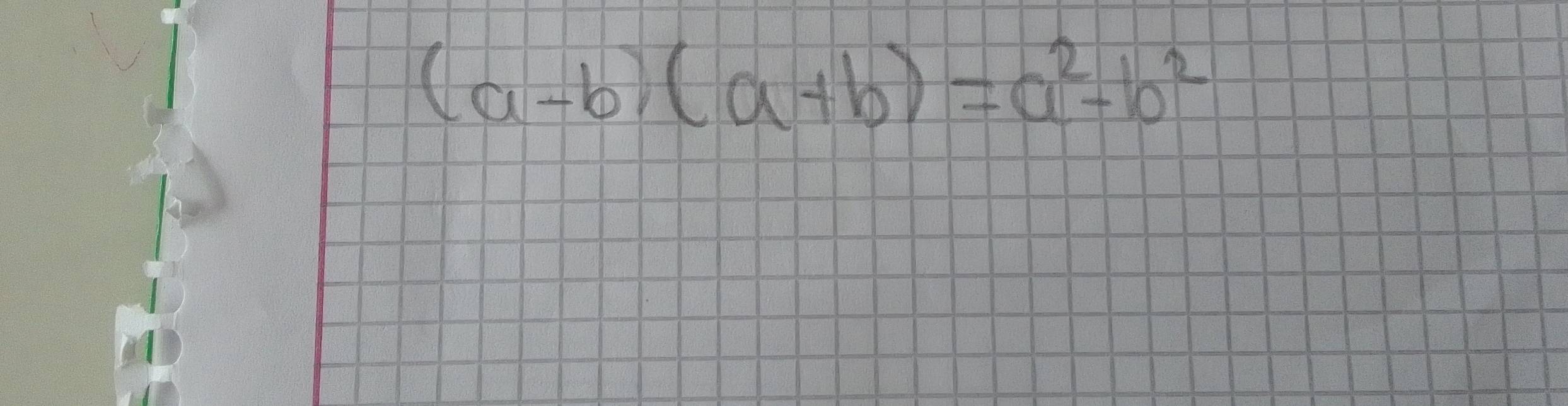 (a-b)(a+b)=a^2-b^2