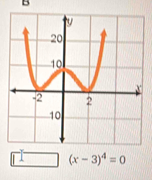 1 (x-3)^4=0