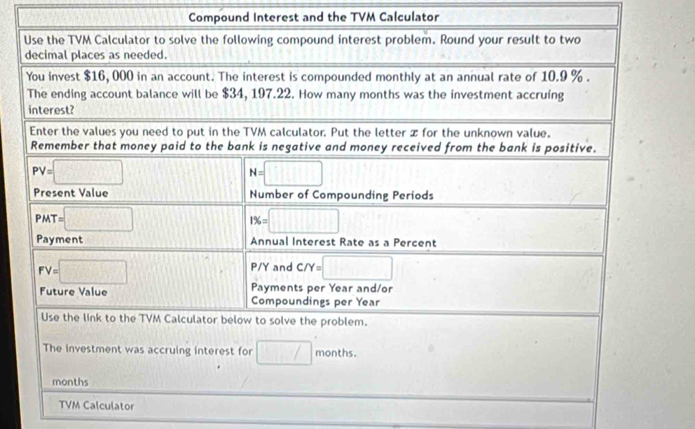 Compound Interest and the TVM Calculator