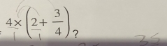 4× (2,+ -) ?