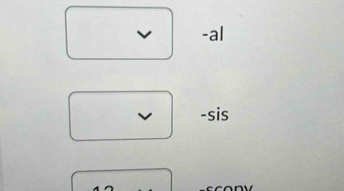 al 
-sis