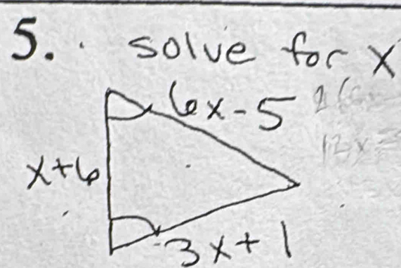 solve for X