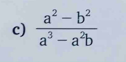  (a^2-b^2)/a^3-a^2b 