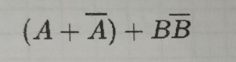 (A+overline A)+Boverline B