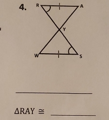 △ RAY≌