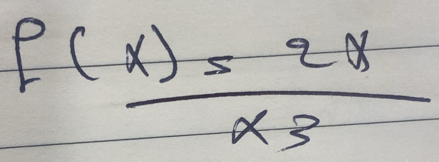 P( x)=2x/x3 