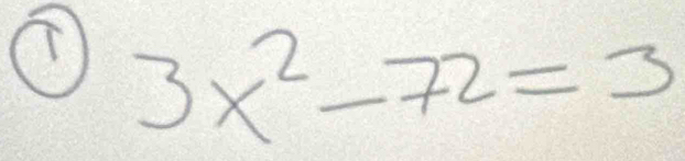 3x^2-72=3