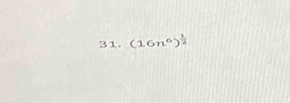 (16n^6)^ 1/2 