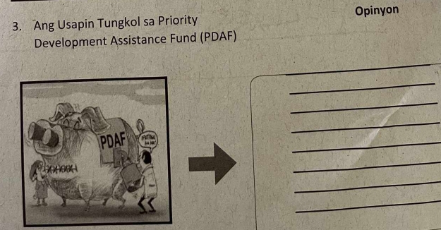 Ang Usapin Tungkol sa Priority Opinyon 
Development Assistance Fund (PDAF) 
_ 
_ 
_ 
_ 
_ 
_ 
_ 
_