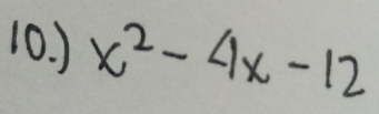 ) x^2-4x-12