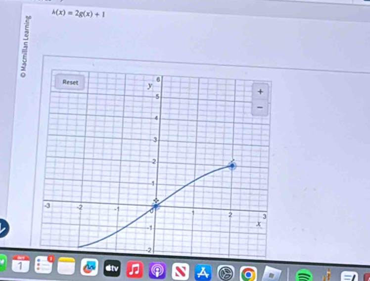 h(x)=2g(x)+1
5 
1