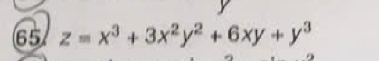 65 z=x^3+3x^2y^2+6xy+y^3