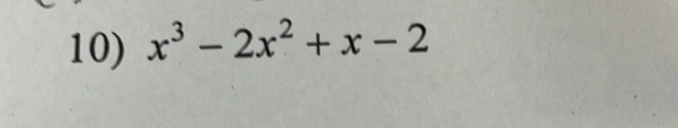 x^3-2x^2+x-2