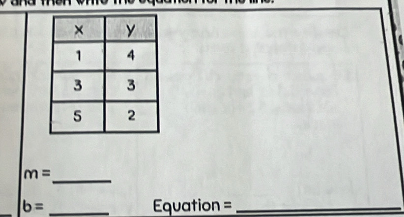 m=
_
b= _E=quation =_