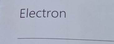 Electron 
_